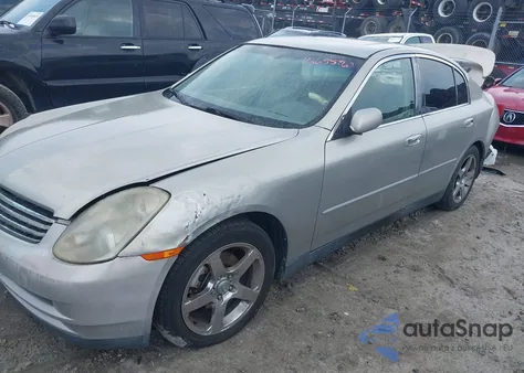 2003 Infiniti G35 Luxury Leather из США, поврежденный, VIN JNKCV51E93M303909